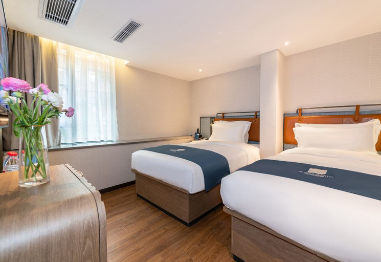 Bedroom 2, Echarm Hotel Guangzhou Tiyu West Raod Metro Station, Guangzhou