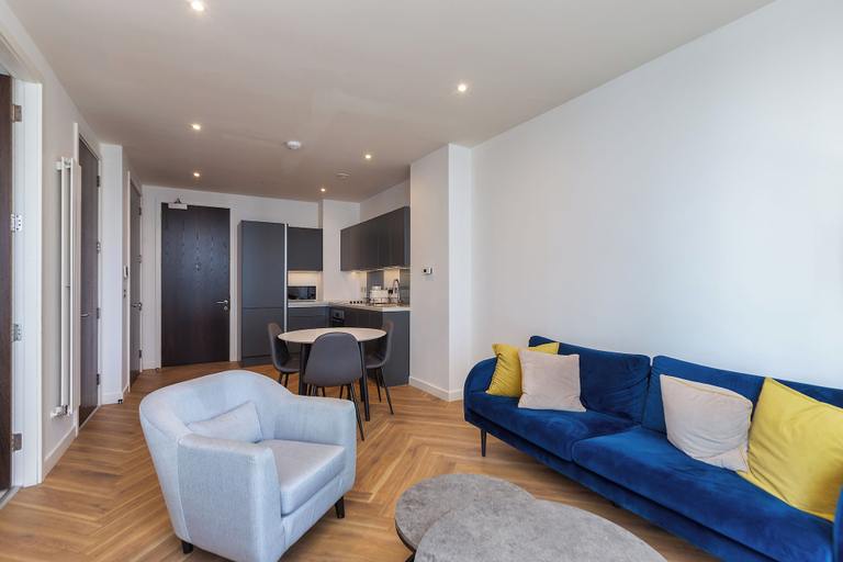 Living area 3, Green Rooms by Veeve, Salford
