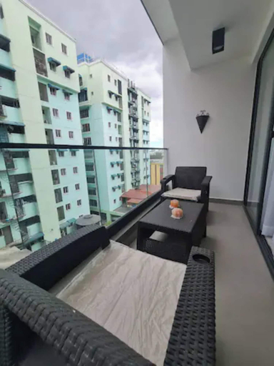 Balcony 3, Stylish Metropolitan 2 Bedroom Apartment, Distrito Nacional