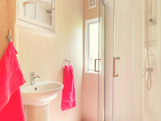 Bathroom 4, Chalet in Mölke with Wellness & Unique Stays, Wierden