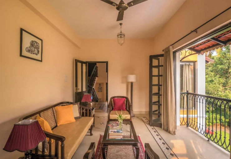 Terrace/patio, FieldView 3BHK Parra, North Goa