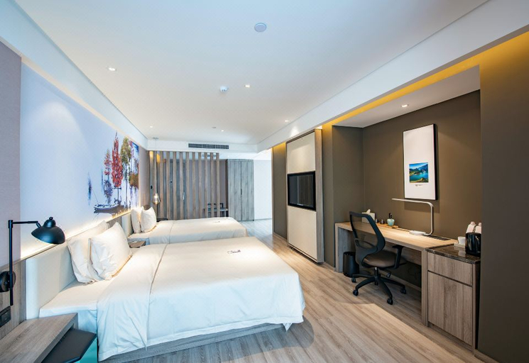 Bedroom 2, Atour Hotel North High Speed Railway Station Xian, Xi'an