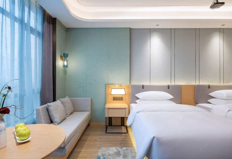 Bedroom 2, Ningyue Orange Hotel (Cixi Wuyue Plaza Store), Ningbo