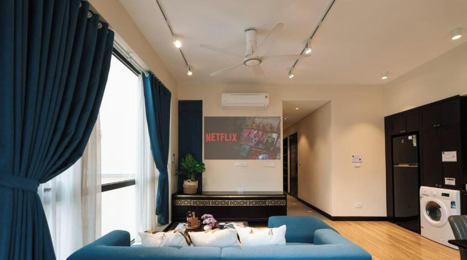 Living area 2, Spacious Modern Apt -2BR2BA- In Center, Đống Đa