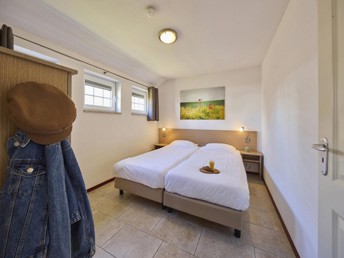 Bedroom 2, Farmhouse in Limburg with Subtropical Pool, Roggel en Neer