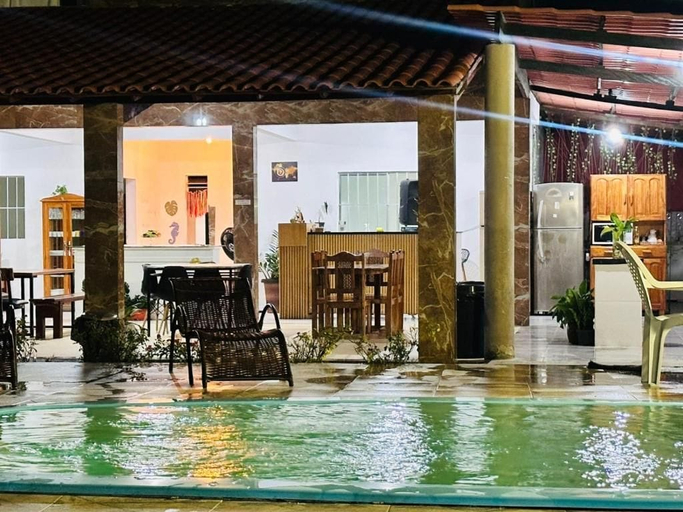 Outdoor dining, Pousada Costa do Sol, Porto Seguro