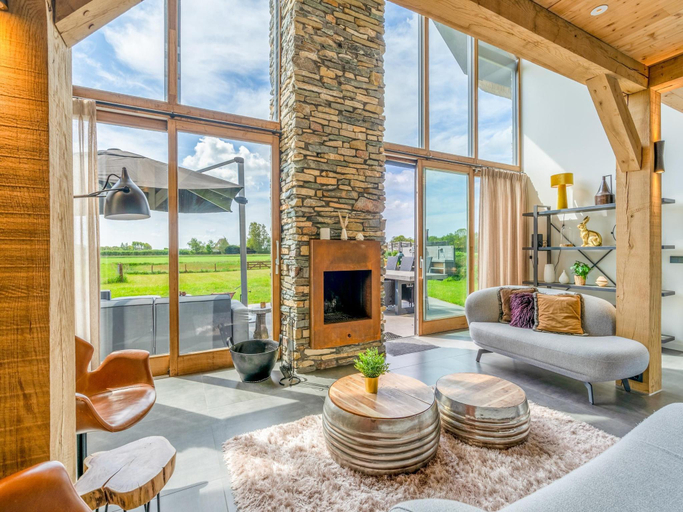 Interior view 2, attractive and modern 6-person holiday villa, Texel
