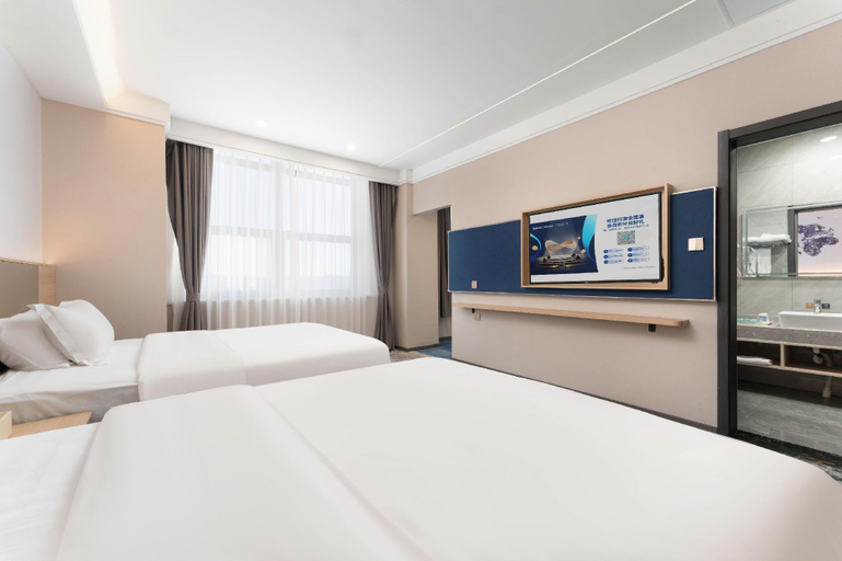 Bedroom 3, Kyriad Marvelous Hotel Weihai High-Speed ​​Railway Station Hanlefang Store, Weihai