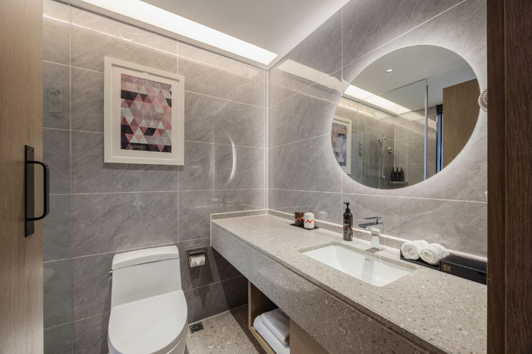 Bathroom 3, Borrman Hotel Wuzhou Municipal Plaza, Wuzhou