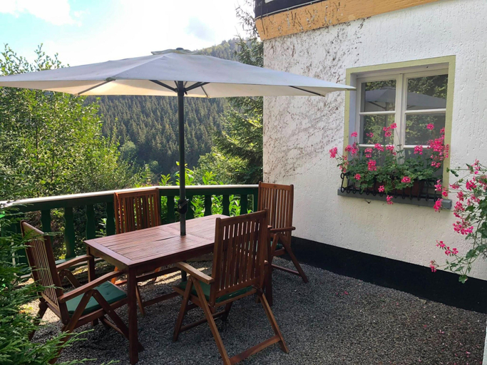 Balcony, Charming Apartment With Mountain Views in Nordenau for 6, Hochsauerlandkreis