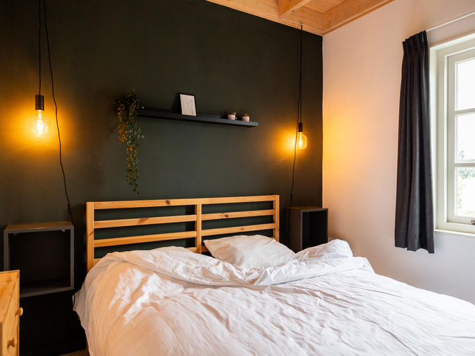 Bedroom 2, Chalet in Friesland near Alde Feanen Park, Smallingerland