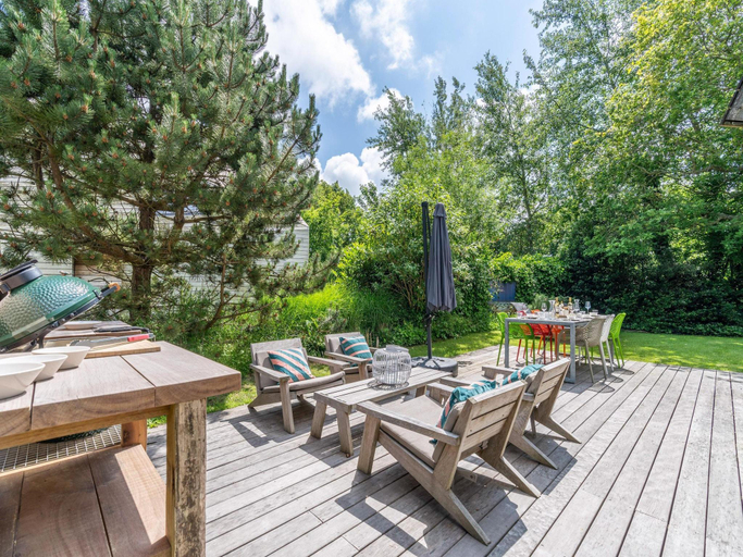 Balcony/terrace 3, Relaxed and atmospheric 6-person villa near the forest., Texel