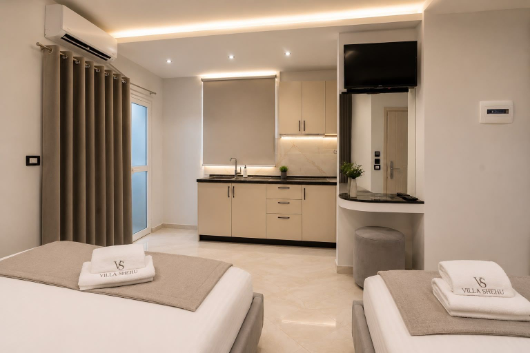 Bedroom 2, Shehu Villa Ksamil, Sarandës