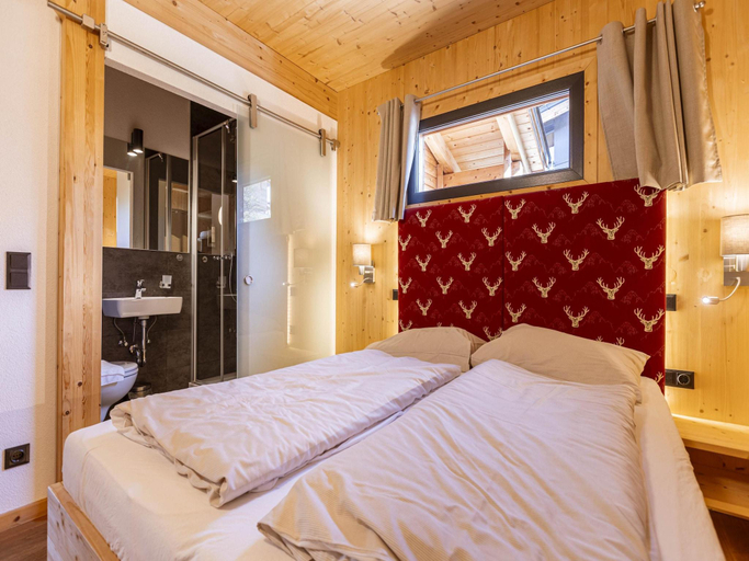 Bedroom 4, Cosy chalet with sauna, Liezen