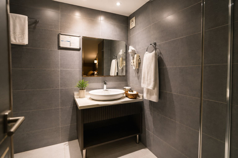 Bathroom 5, Lycus River Thermal Hotel, Akköy