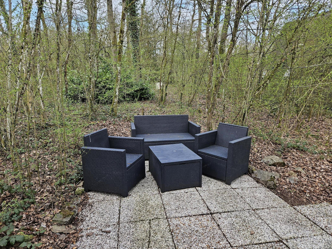 Balcony/terrace 5, Chalet Hideaway in Durbuy Countryside, Luxembourg
