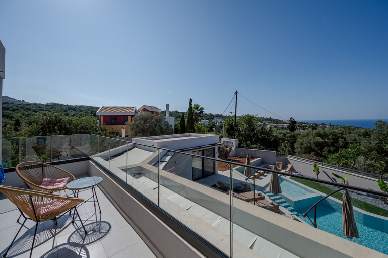Balcony view 4, Aether Group Villas, Crete