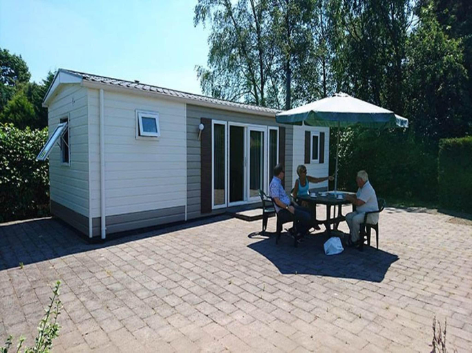 Exterior view 2, Chalet in Holiday Park with Private Terrace, Baarle-Nassau