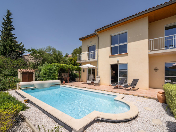 Exterior view 5, Villa in Limoux with Private Pool & Mountain Views, Aude