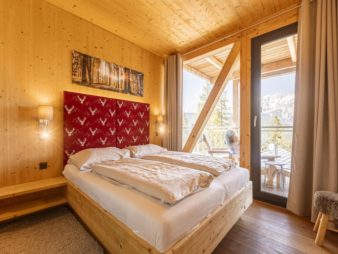 Bedroom 3, Cosy chalet with sauna, Liezen