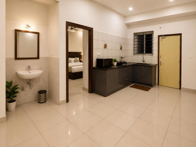 Bathroom 4, Suvarna Elite - Premium Apartment Hotel, Mysore
