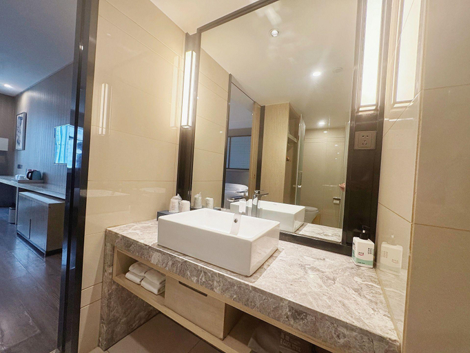 Bathroom 3, Echarm Hotel Wuhan Panlongcheng Wanda Tianzongcheng, Wuhan