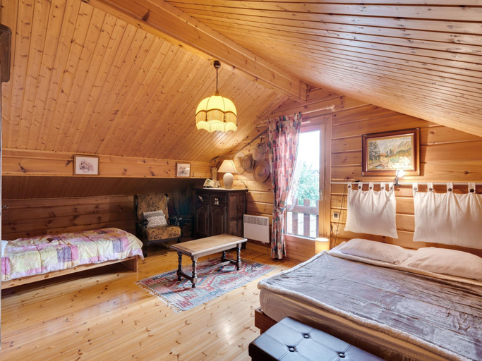 Bedroom 2, Nature Chalet in Abbevillers, Doubs