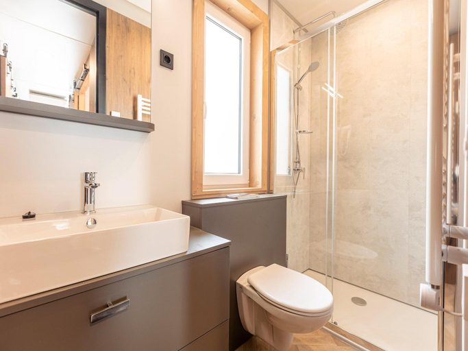 Bathroom, Luxury chalet with dishwasher in the area, Hermagor