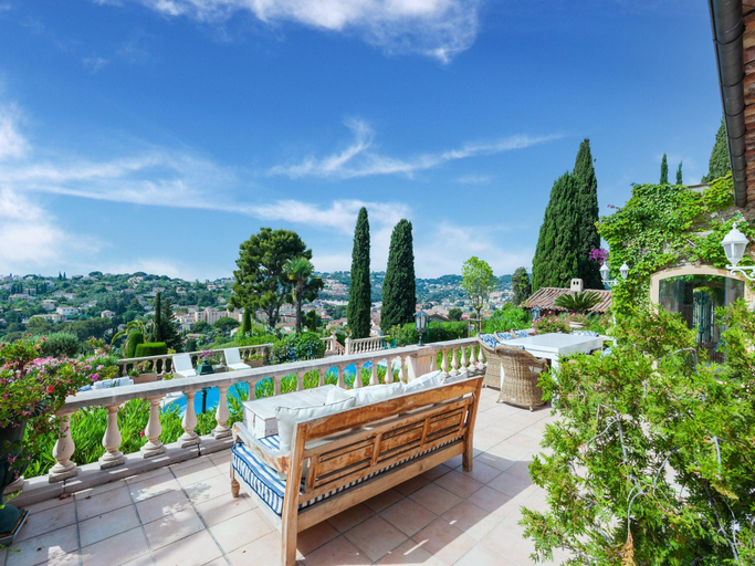 Balcony/terrace 5, Sea View Villa with Pool, Alpes-Maritimes