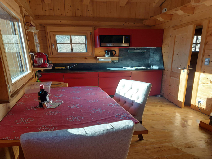 Restaurant 5, Chalet in La Bresse with Valley Views, Vosges