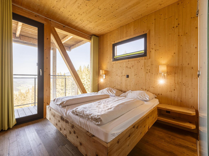 Bedroom 3, Premium chalet with sauna, Liezen