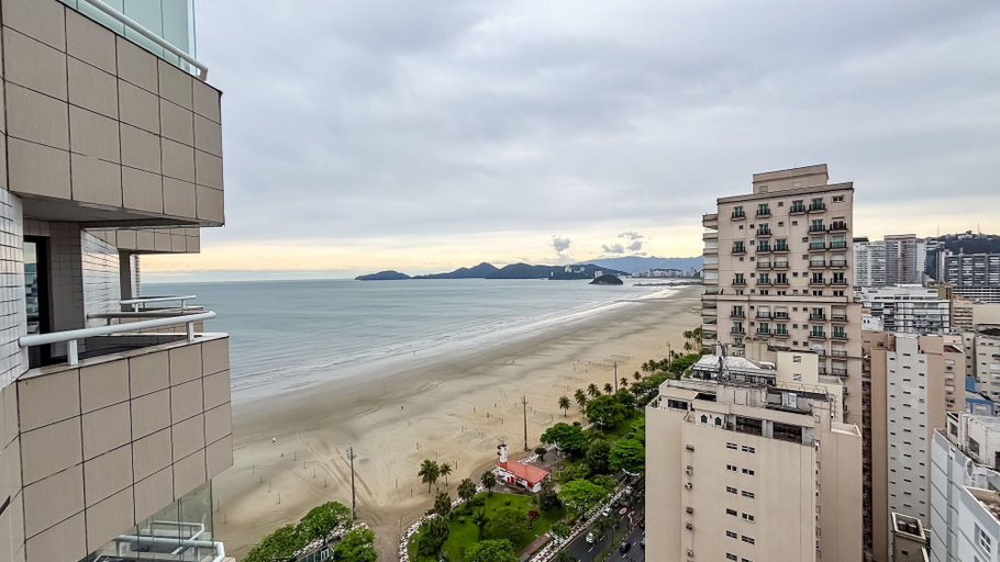 Beach 4, SHB Magnífica vista ao mar em Santos, Santos