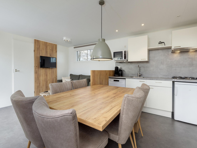 Kitchen, Modern Chalet Near Forest, Aa en Hunze