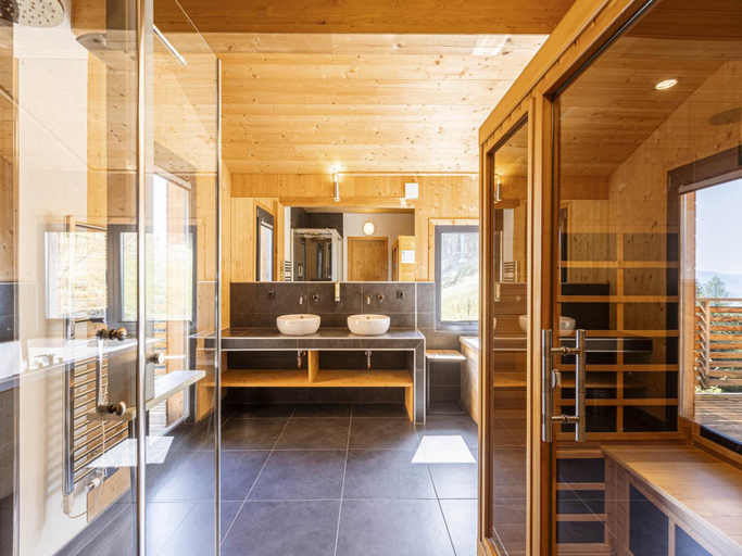 Bathroom 3, Premium chalet with infrared sauna, Liezen