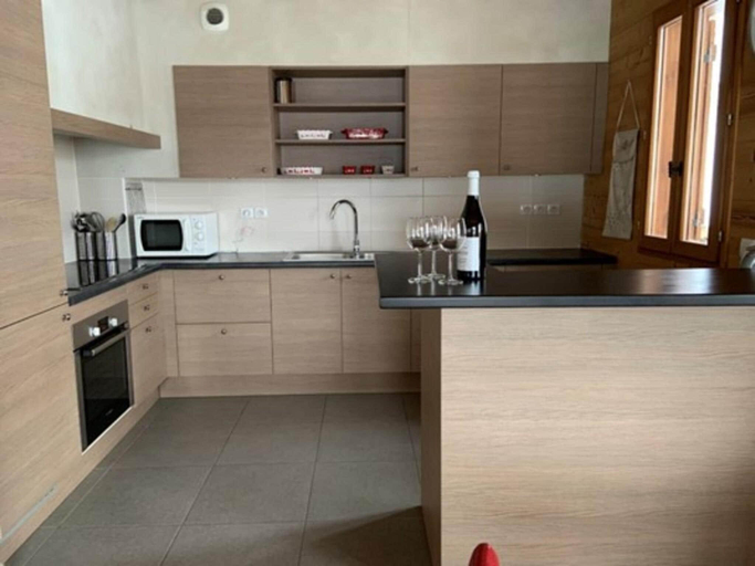 Kitchen, Charming Ski Lodge in Saint François Longchamp, Savoie