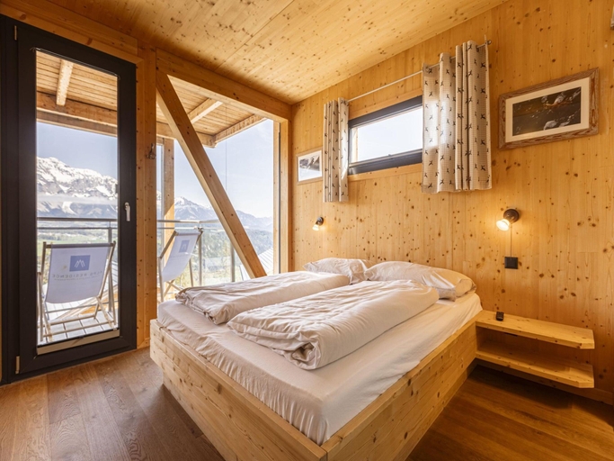 Bedroom 4, Chalet with panoramic sauna, Liezen