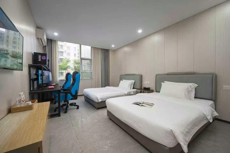 Bedroom 2, Echarm Hotel Jiayulongwan Peninsula, Xianning