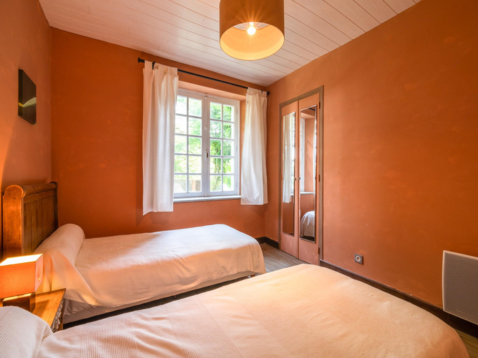 Bedroom 3, Stone House St Denis with Pool & Views, Aude