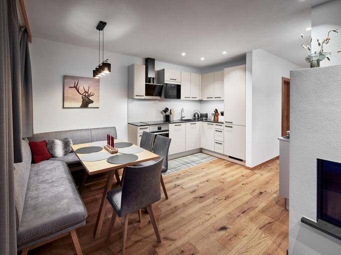 Kitchen, Chalet in Alps near Ski Lift & Slope, Kitzbühel