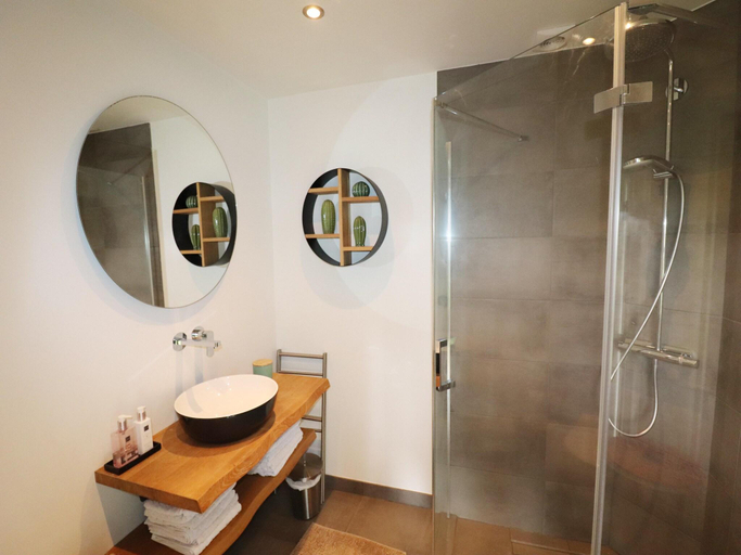Bathroom 2, Villa in Ommen with Private Pond, Hardenberg