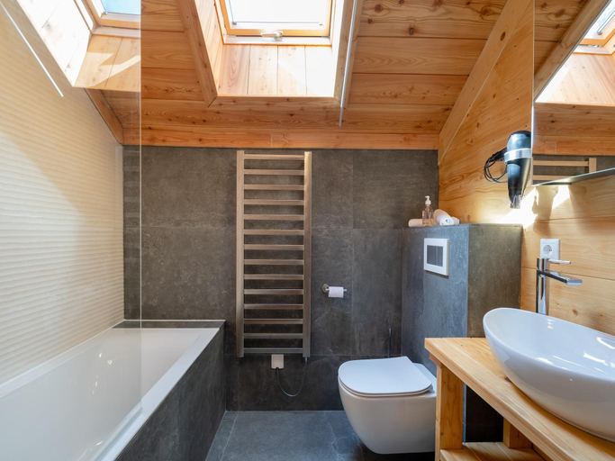 Bathroom 5, Chalet in Tauplitz with sauna in ski area, Liezen