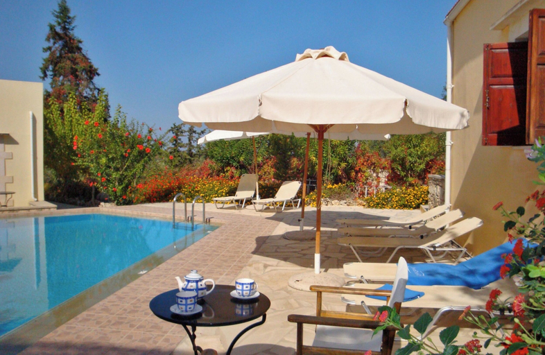 Pool, House in Small Village Close to Beaches, Crete