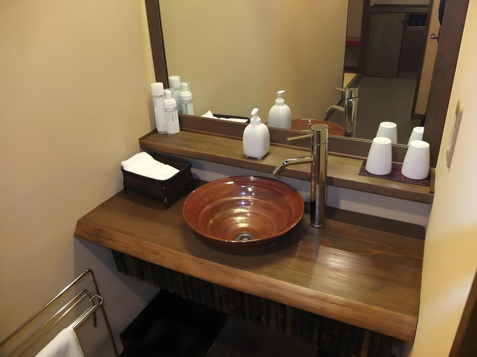 Bathroom, Iwaiyado Jyuan Ryokan, Nikkō