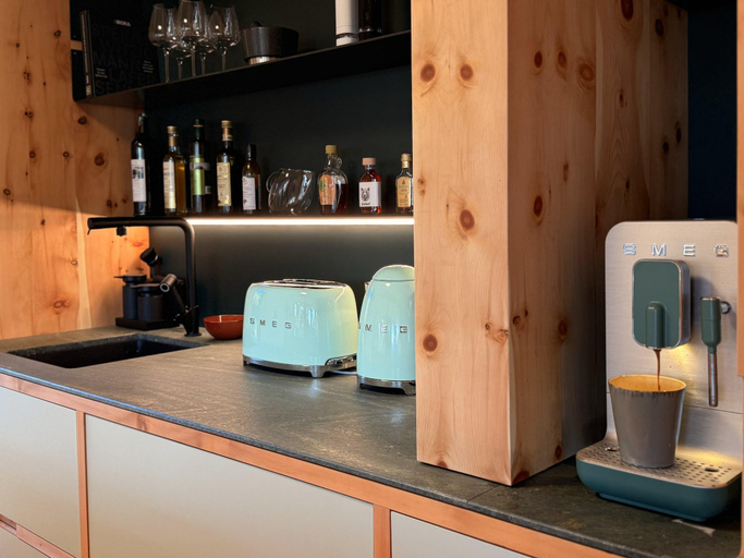 Kitchen 5, Deluxe chalet with sauna & hot tub, Murau
