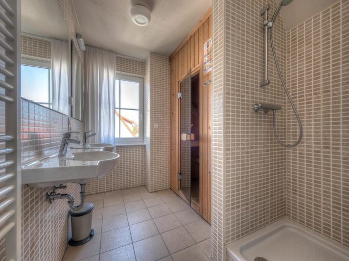 Bathroom, Cozy Villa with Sauna, Grafschaft Bentheim