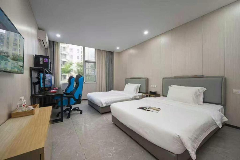 Bedroom 2, Echarm Hotel Jiayulongwan Peninsula, Xianning