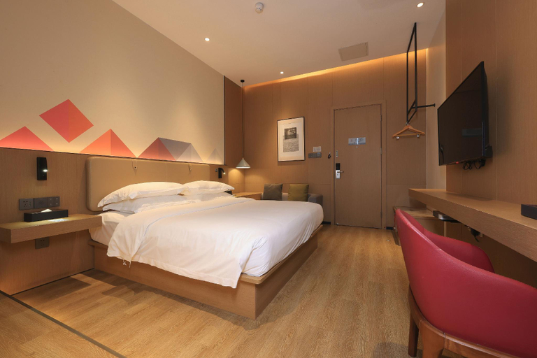 Bedroom 2, Borrman Hotel Nanning Xingguang Avenue Jiangnan Passenger Terminal, Nanning