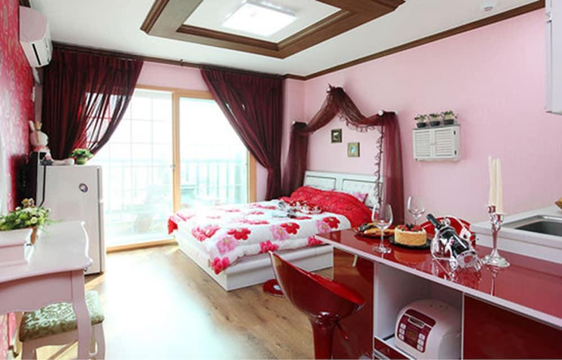Bedroom, Geojae Moraesoop Pension, Geoje