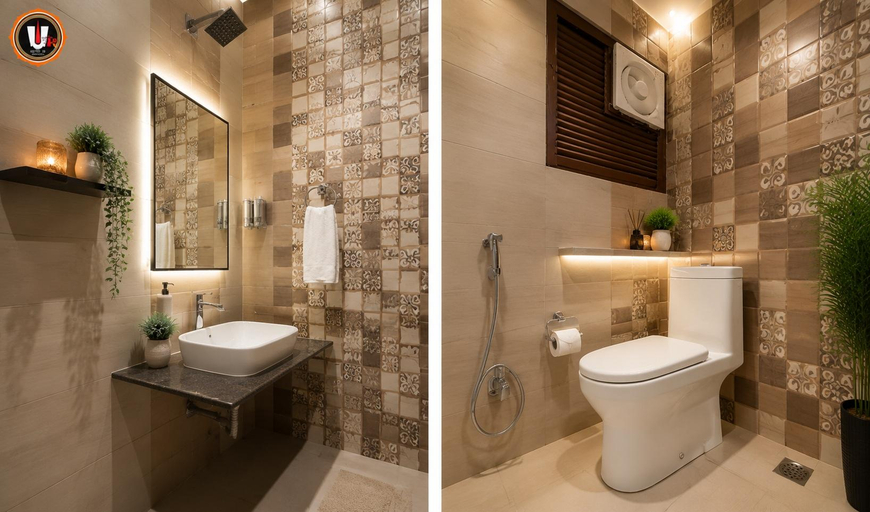Bathroom 4, HOTEL UR ( Nearby Prayagraj Junction & High Court), Kaushambi