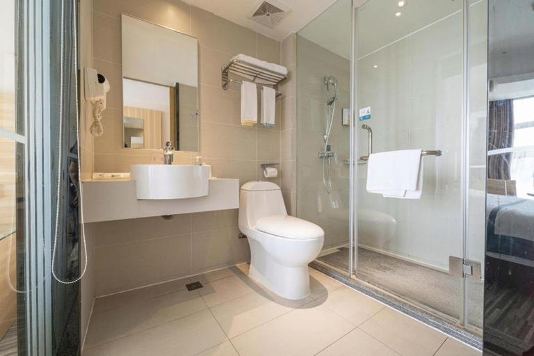 Bathroom 3, City Comfort Inn Chengdu Giant Panda Base, Chengdu